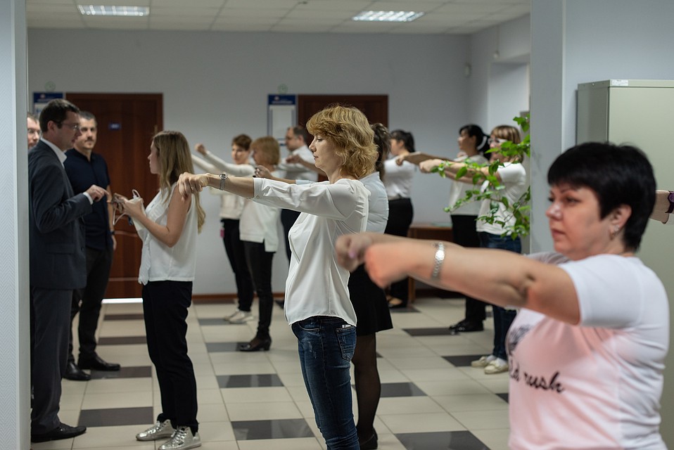 Производственная гимнастика картинки